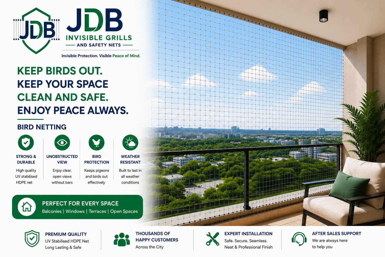 JBD Invisible Grills & Safety Nets &mdash; Slide 2